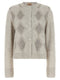 Twin Set Jacquard Diamond Cardigan