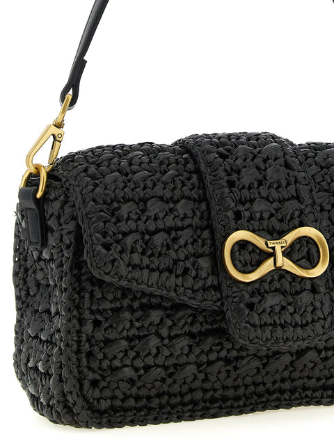 Twin Set Raffia Crossbody Bag