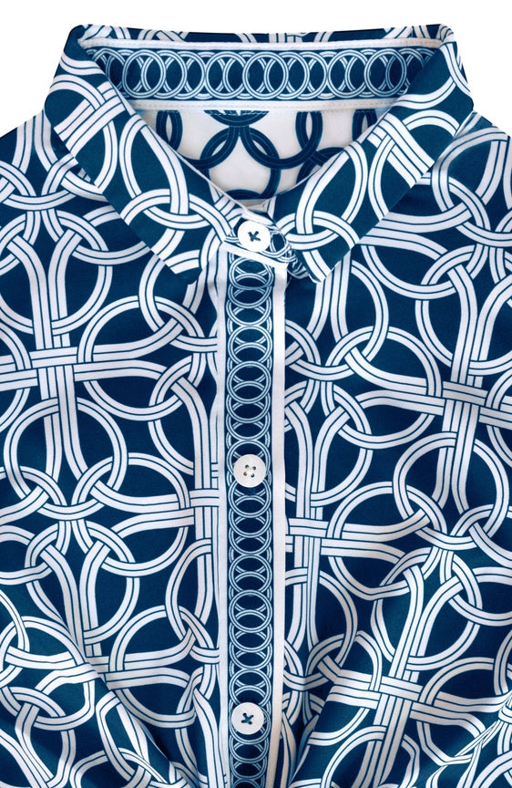 Twist & Shout Top- Ring Toss-Top-Gretchen Scott LLC-XXS-Navy-Urbanheer