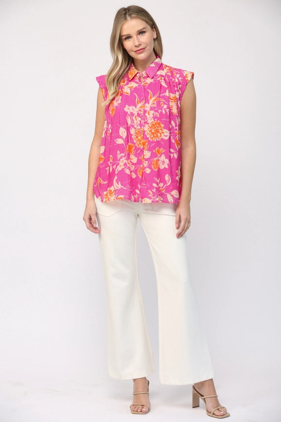 Two Front Plcket Ponte Flare Pants-Pants-FATE-S-CREAM-Urbanheer