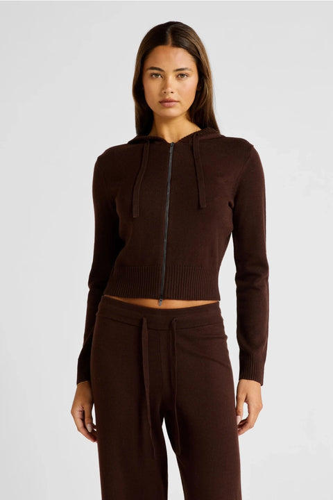 Two Way Knit Hoodie