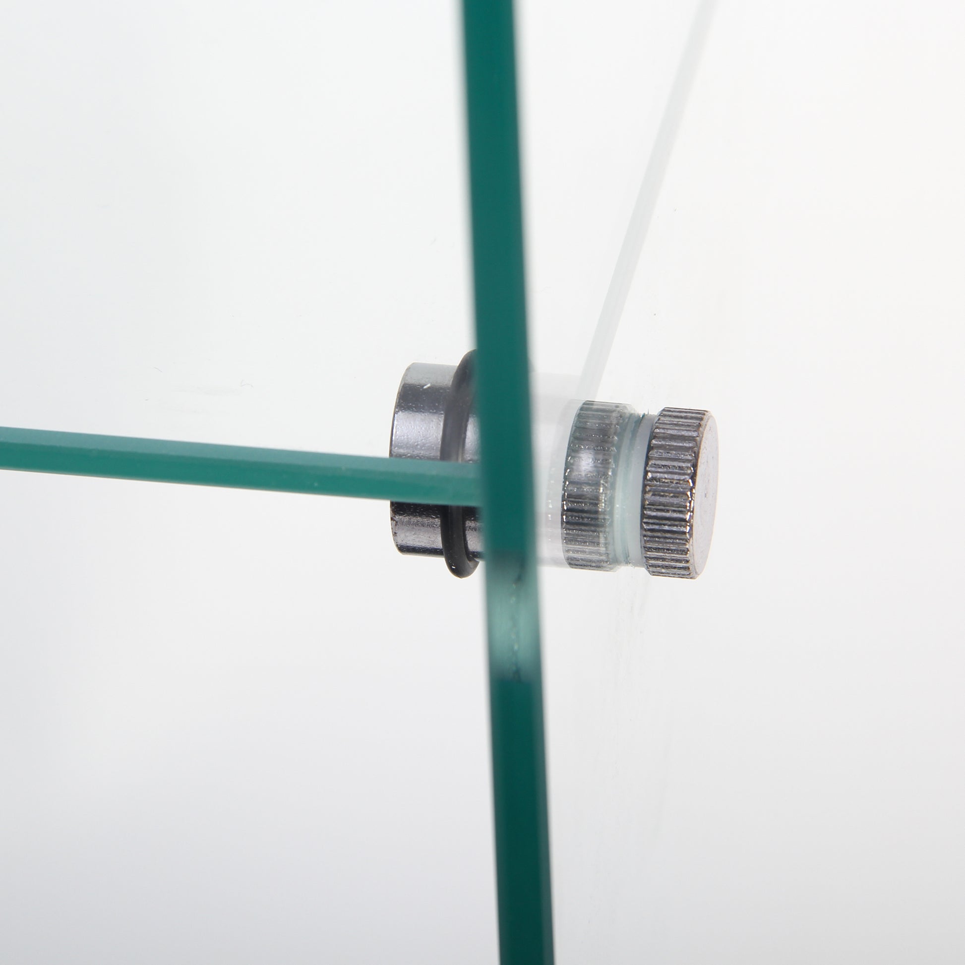 Two-door Glass Display Cabinet 4 Shelves with Door, Floor Standing Curio Bookshelf for Living Room-UH Decor-Default-Urbanheer