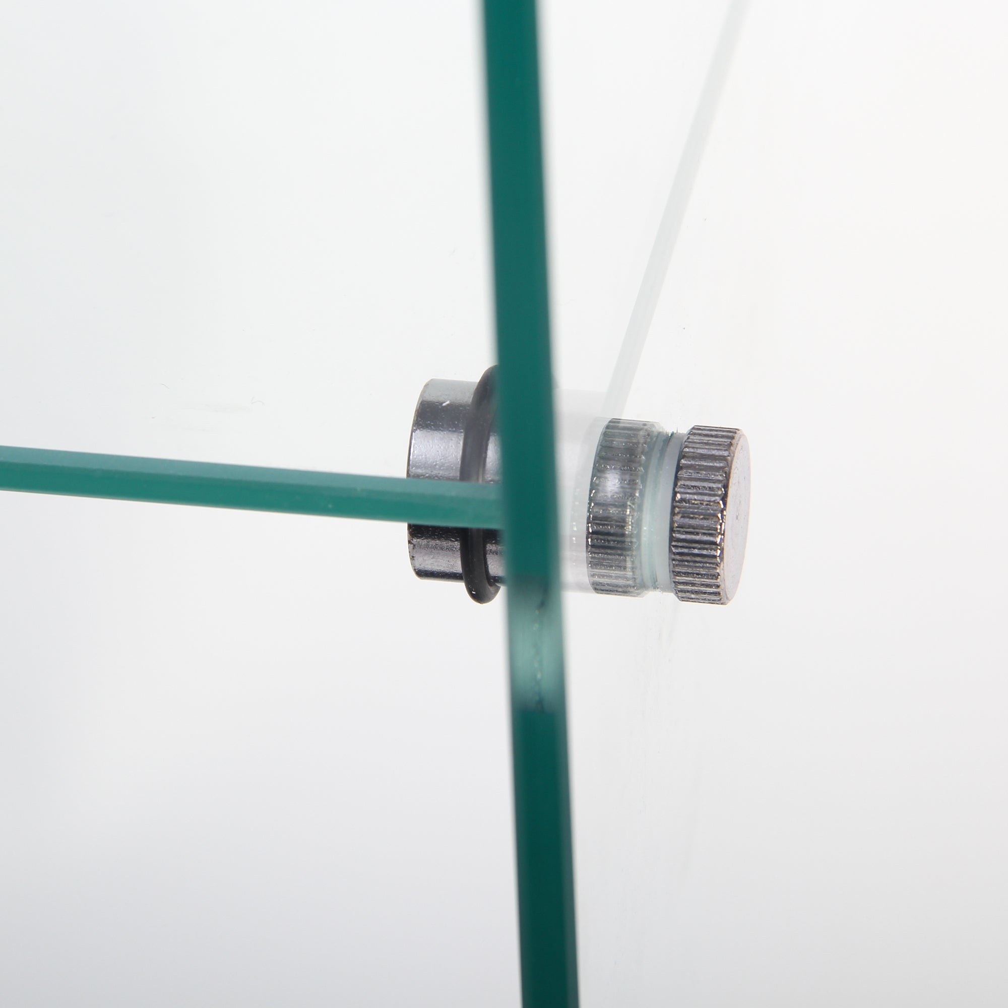 Two-door Glass Display Cabinet 4 Shelves with Door, Floor Standing Curio Bookshelf for Living Room-UH Decor-Default-Urbanheer