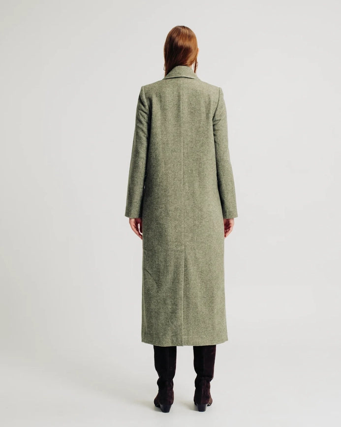 Tyra Coat Green-Coat-Torn By Ronny Kobo-XS-Green-Urbanheer