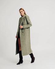 Tyra Coat Green-Coat-Torn By Ronny Kobo-XS-Green-Urbanheer