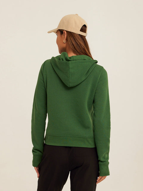 Tyra Triblend Fleece Quarter Zip Hoodie