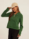 Tyra Triblend Fleece Quarter Zip Hoodie