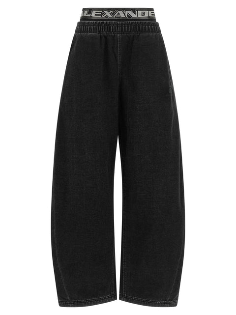 Alexander Wang Denim Pants With Elastic