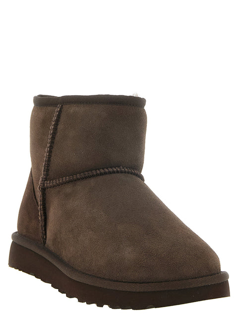 UGG Classic Mini Ii Brown Ankle Boots