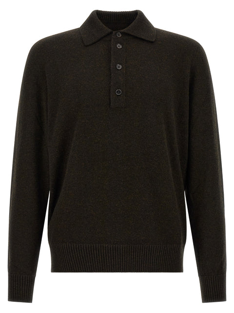Zegna Wool And Cashmere Polo Shirt