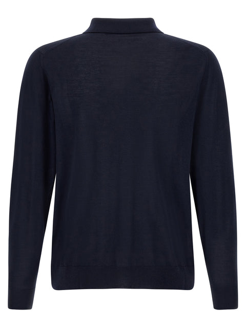 Kiton Wool Polo Shirt 14 Microns
