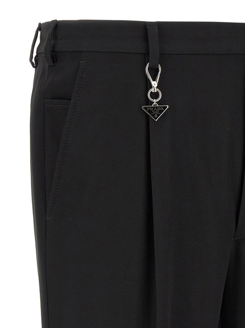 Prada Logo Keyring Pants