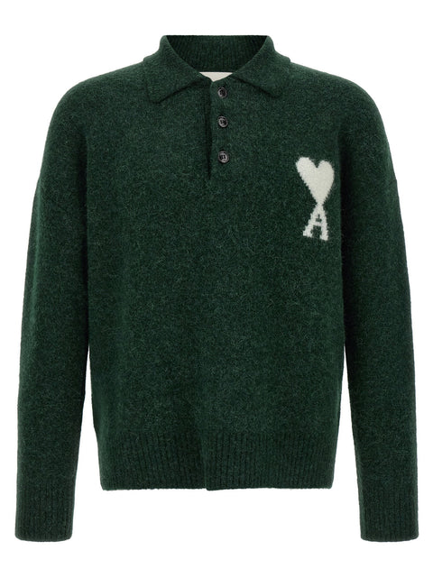 Ami Paris Ami De Coeur Polo Shirt