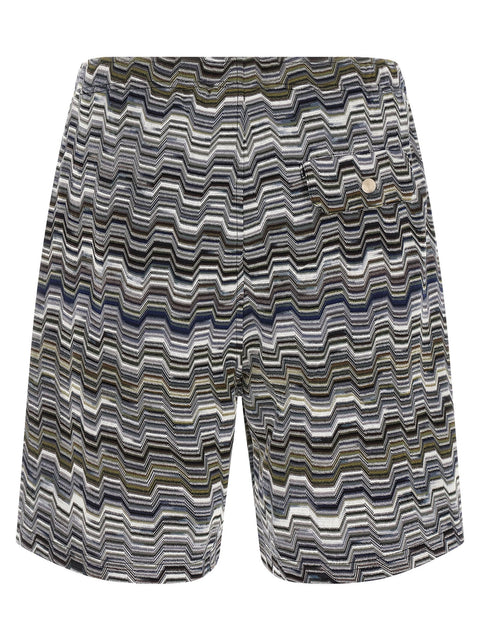 Missoni Irregular Zigzag Bermuda Shorts