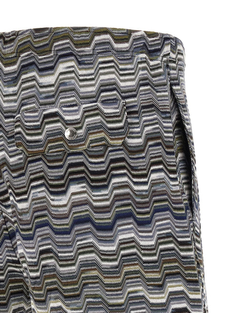 Missoni Irregular Zigzag Bermuda Shorts