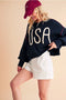 USA Sweater-Sweater-AEMI + CO-S-Navy-Urbanheer