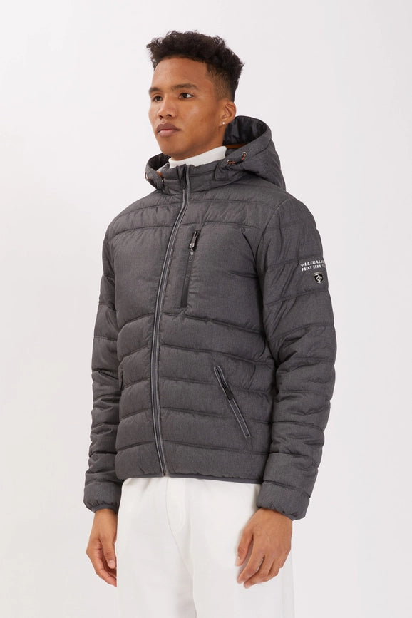 Ultralight Quilted Jacket-Jacket-Point Zero-S-Steel Melange-Urbanheer