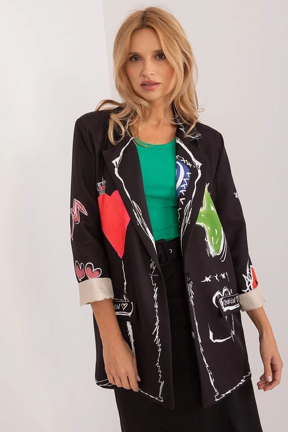 Unique Women Blazer-Blazer-Blak Wardrob-OS-Style 8-Urbanheer