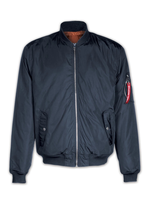 Unisex Aviator Bomber-Jacket-Point Zero-S-Navy-Urbanheer