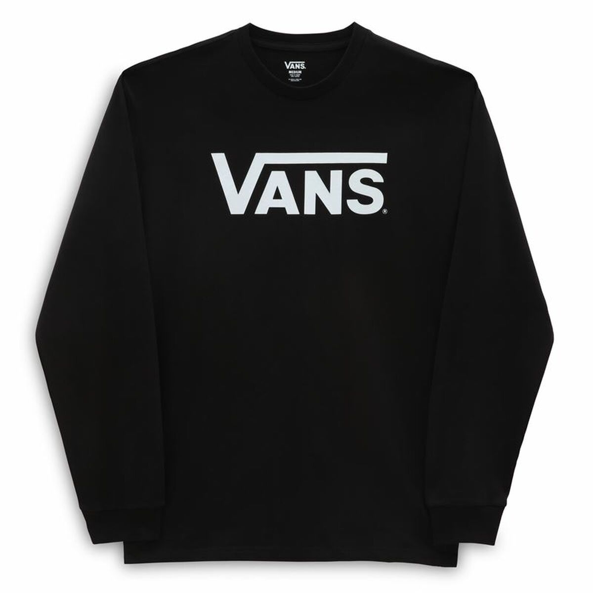 Unisex Long Sleeve T-Shirt Vans Classic Black-Sports | Fitness > Running and Athletics > Running and athletics t-shirts-Vans-M-Urbanheer