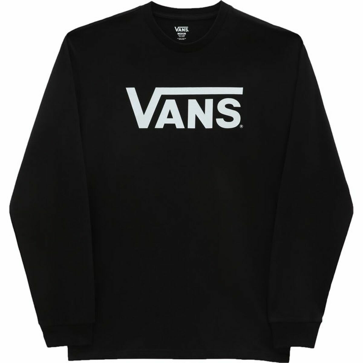 Unisex Long Sleeve T-Shirt Vans Classic Black-Sports | Fitness > Running and Athletics > Running and athletics t-shirts-Vans-XL-Urbanheer