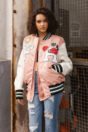 Unisex Spring Varsity Jacket-Jacket-Vibrant M.i.U-L-Urbanheer