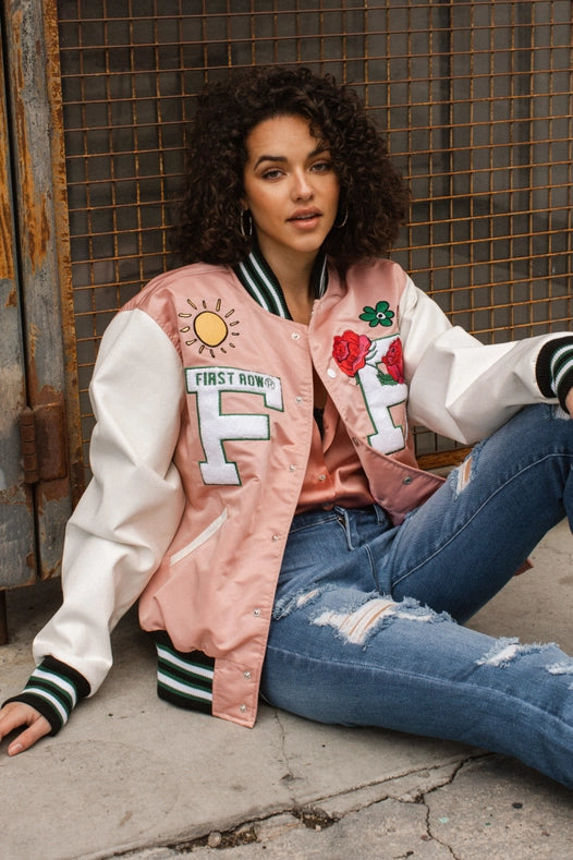 Unisex Spring Varsity Jacket-Jacket-Vibrant M.i.U-L-Urbanheer