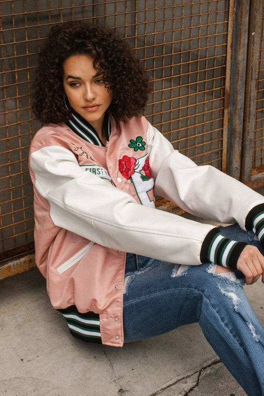 Unisex Spring Varsity Jacket-Jacket-Vibrant M.i.U-L-Urbanheer