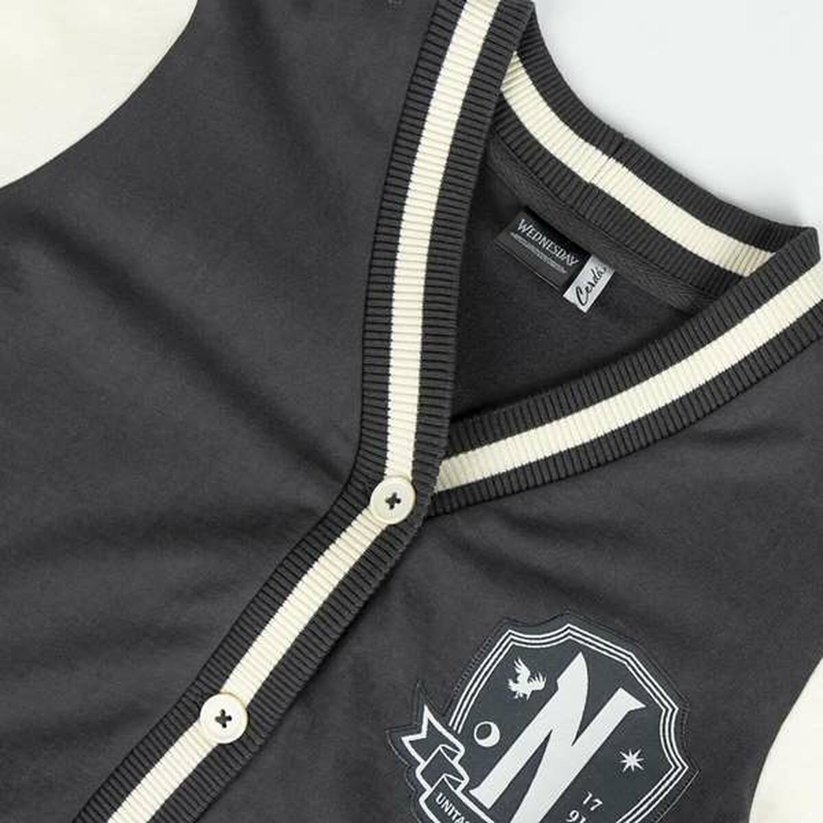 Unisex Sweatshirt without Hood Wednesday Dark grey-Clothing, Boys-Wednesday-Urbanheer