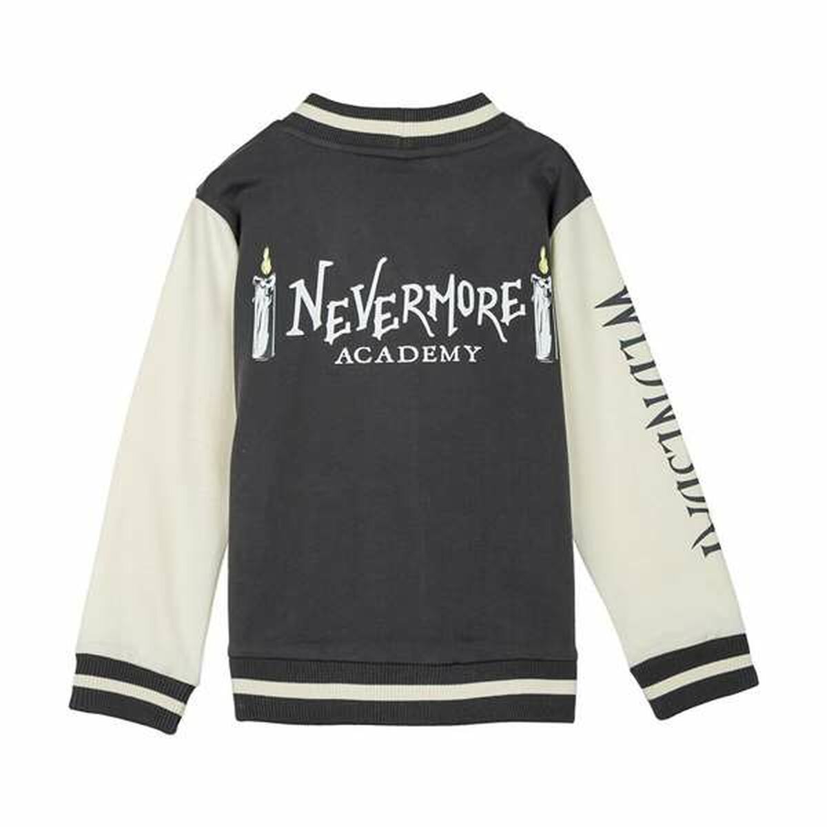Unisex Sweatshirt without Hood Wednesday Dark grey-Clothing, Boys-Wednesday-Urbanheer
