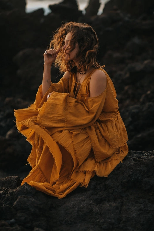 Untamed Soul Dress SAFFRON-Dress-A Perfect Nomad-S-Urbanheer