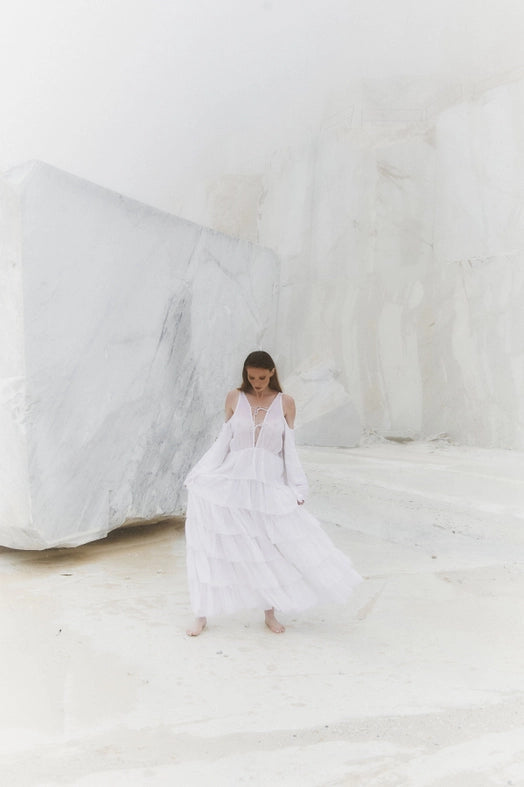 Untamed Soul Dress WHITE-Dress-A Perfect Nomad-S-Urbanheer