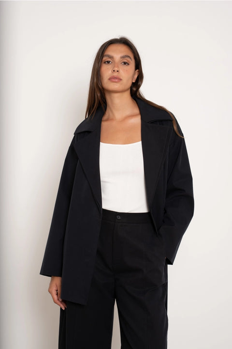 Urban Belted Wrap Jacket