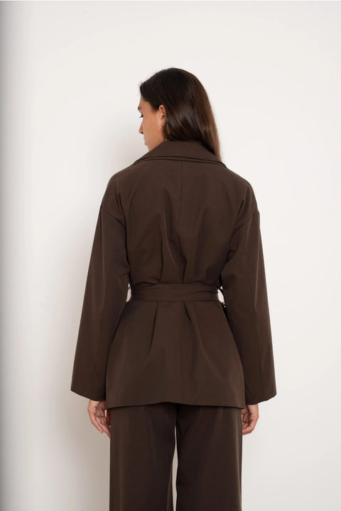 Urban Belted Wrap Jacket