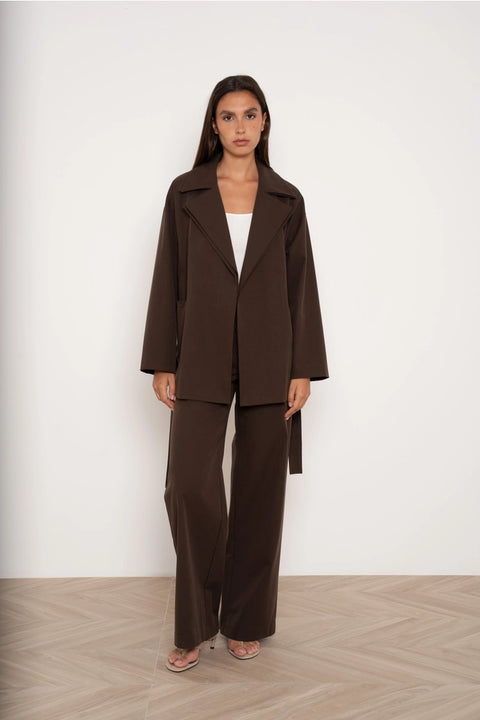 Urban Belted Wrap Jacket