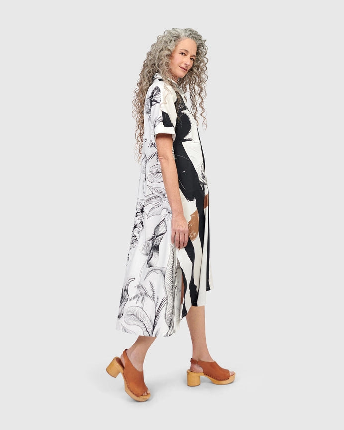 Urban Brixton Shirt Dress, Zebra-Dress-Alembika-S-zebra-Urbanheer