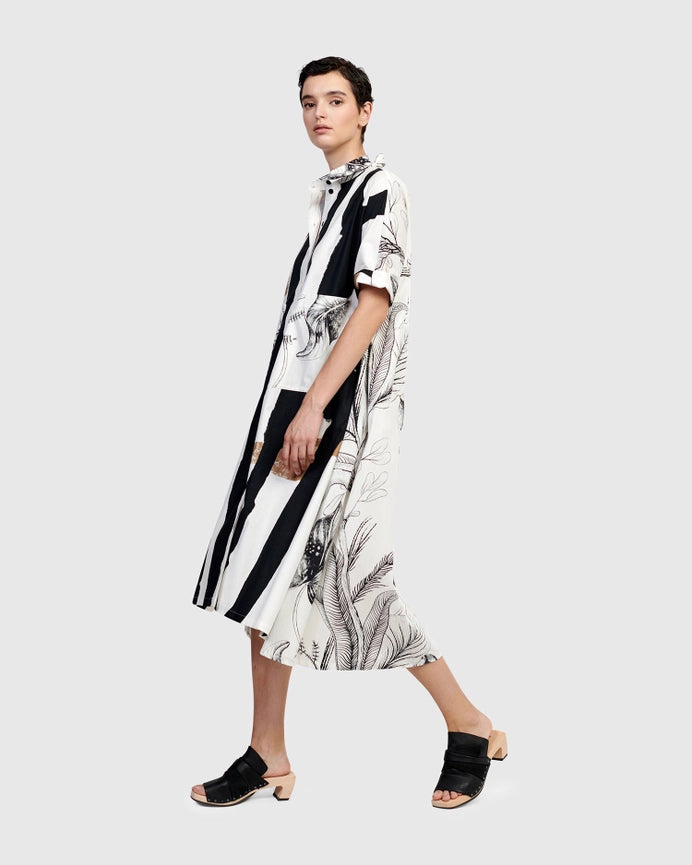 Urban Brixton Shirt Dress, Zebra-Dress-Alembika-S-zebra-Urbanheer