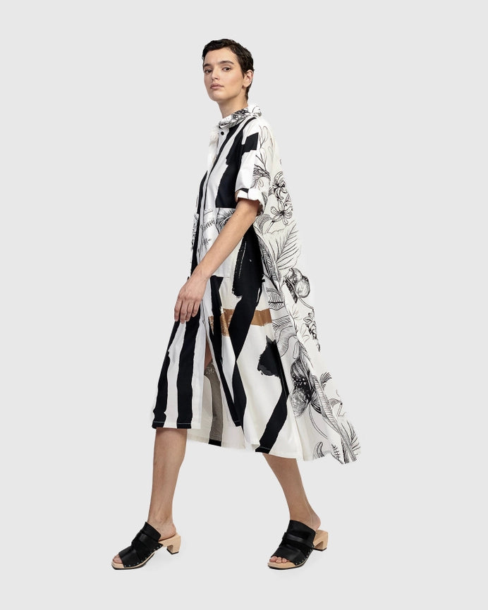 Urban Brixton Shirt Dress, Zebra-Dress-Alembika-S-zebra-Urbanheer