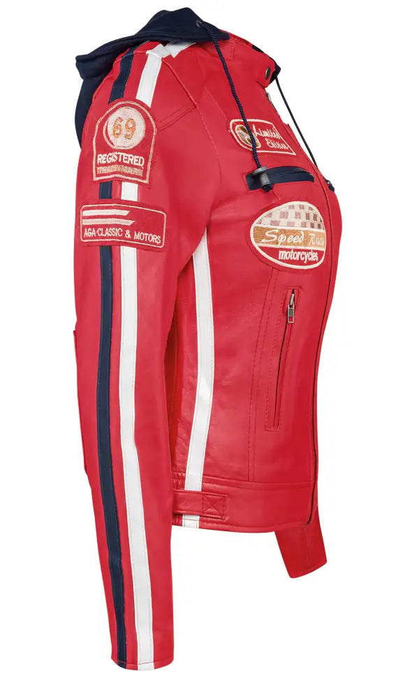 Urban Sixty Six Biker Lamb Skin Jacket-Apparel & Accessories-Urban 5884-XL-Urbanheer