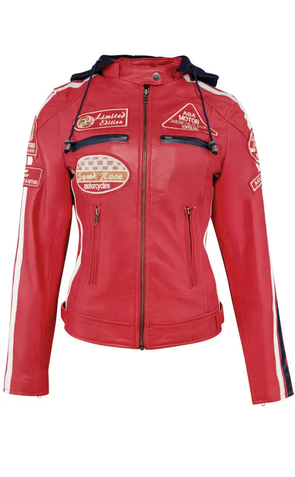 Urban Sixty Six Biker Lamb Skin Jacket-Apparel & Accessories-Urban 5884-XL-Urbanheer