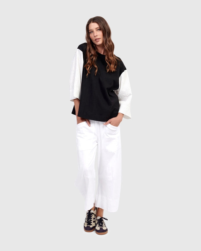 Urban Stockholm Easy Pants, White-Pants-Alembika-XS-White-Urbanheer