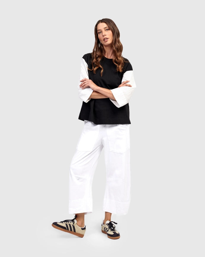 Urban Stockholm Easy Pants, White-Pants-Alembika-XS-White-Urbanheer