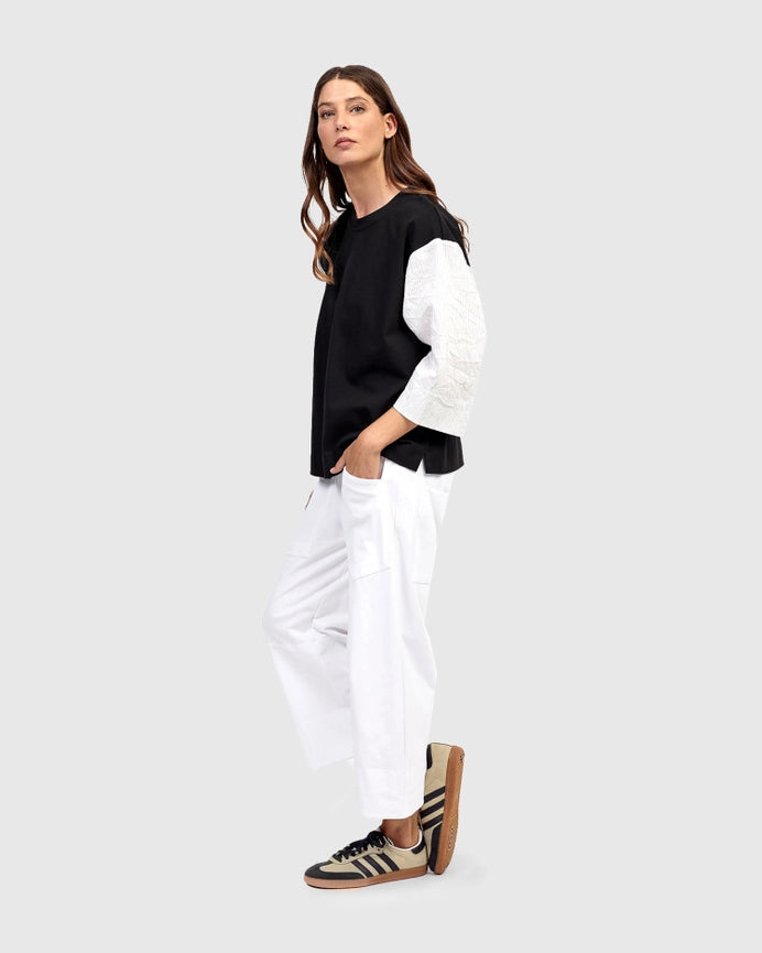 Urban Stockholm Easy Pants, White-Pants-Alembika-XS-White-Urbanheer