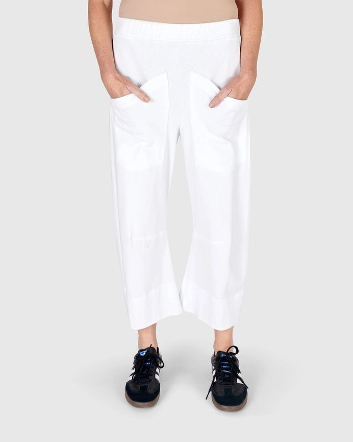 Urban Stockholm Easy Pants, White-Pants-Alembika-XS-White-Urbanheer