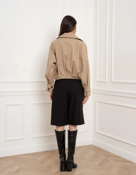 Urban Structured Short Trench Coat