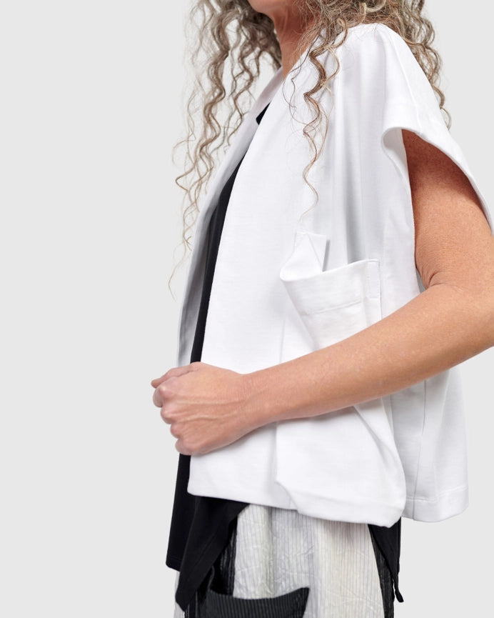 Urban Sydney Pockets Jacket, White-Jacket-Alembika-XS-White-Urbanheer