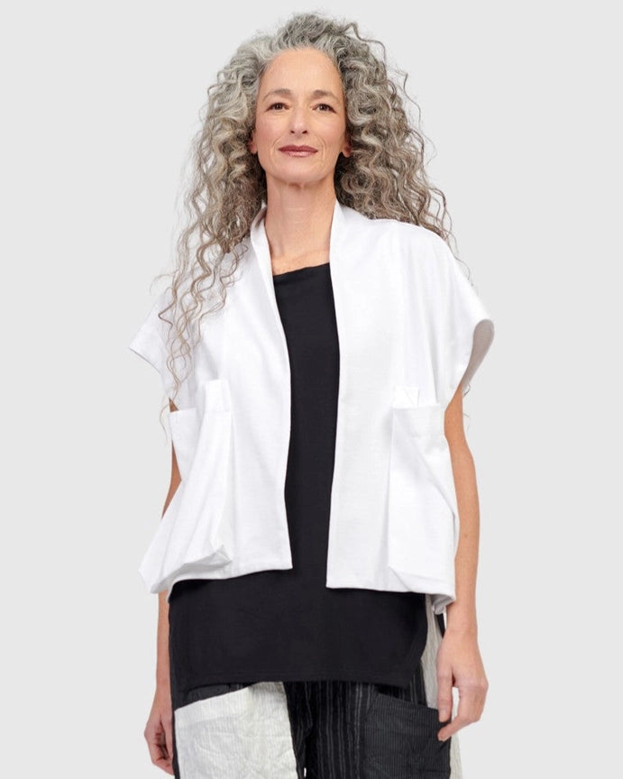 Urban Sydney Pockets Jacket, White-Jacket-Alembika-XS-White-Urbanheer