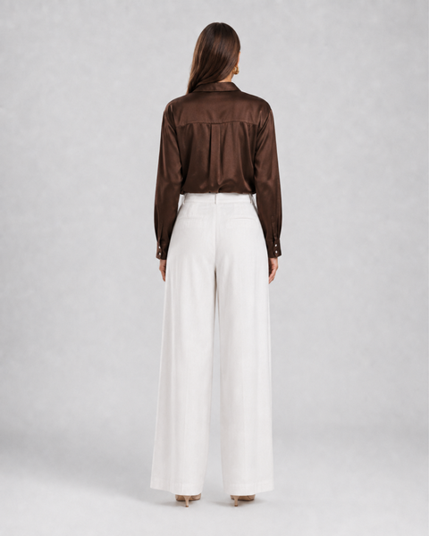 Urbanheer Milano Wide Leg Crepe Pants