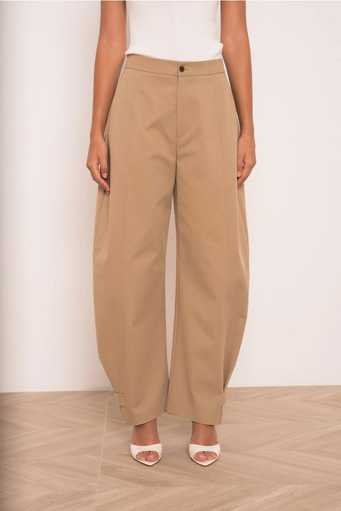 Utility Balloon Pants with A Fastening At the Hem