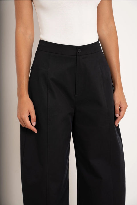 Utility Balloon Pants with A Fastening At the Hem